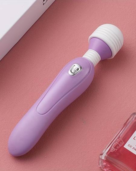 12 Frequency 2-in-1 Clitoral and Vaginal Vibrator - Purple Vibrator