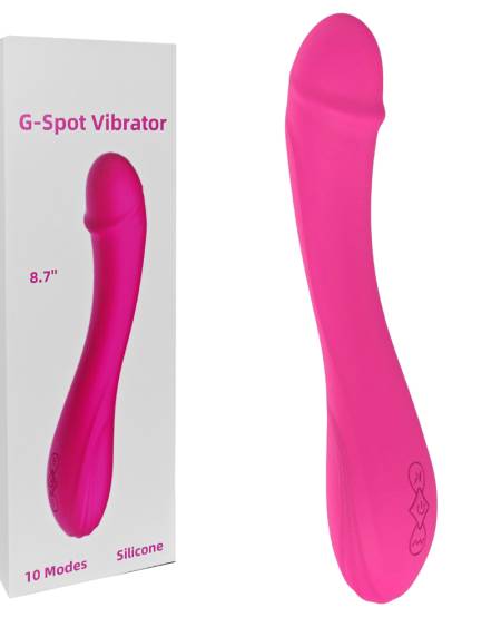 10-Mode Rechargeable Waterproof Silicone Vibrator