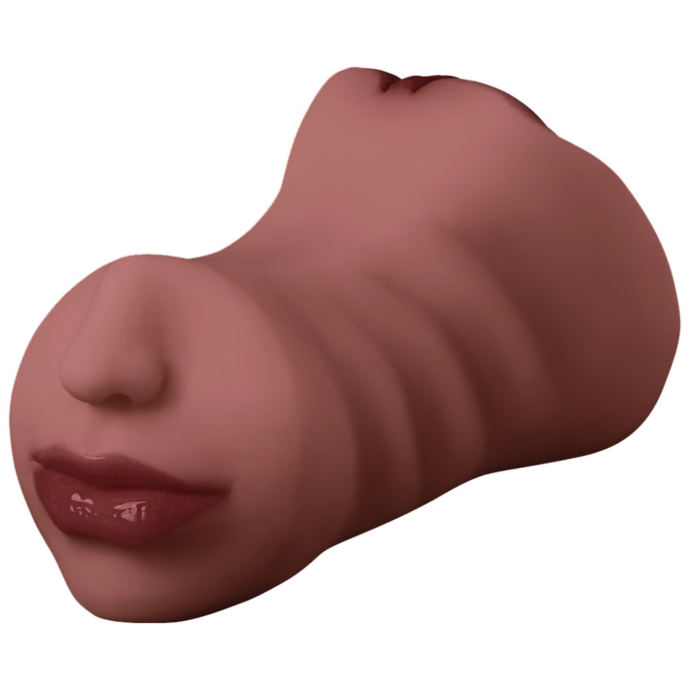 Brown Realistic Masturbator with Nose and Mouth - Image 5
