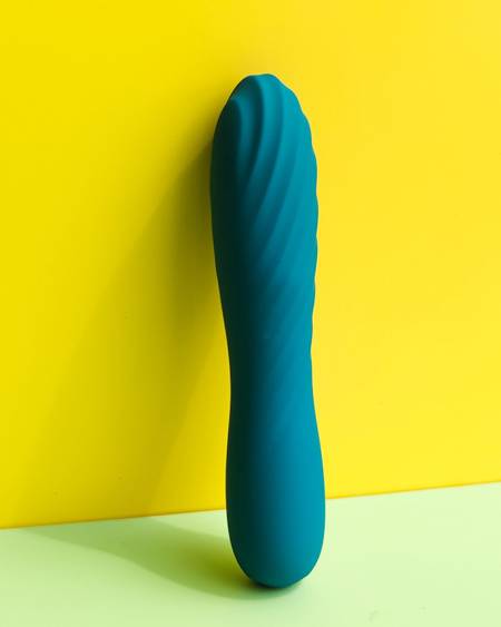 10-Mode Waterproof Rechargeable Green Silicone Vibrator
