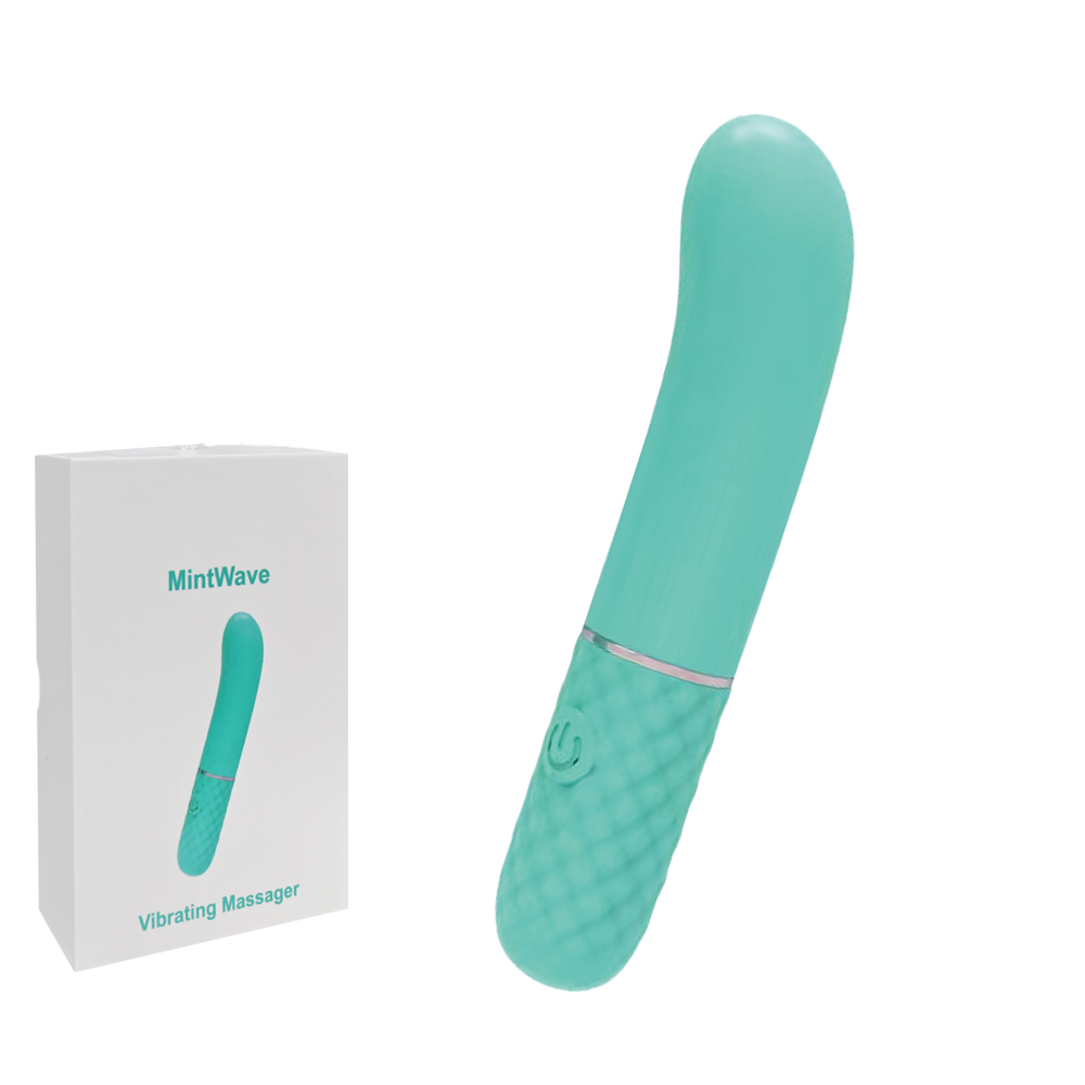 Mint Green Silicone Mini G-Spot Vibrator - Image 9