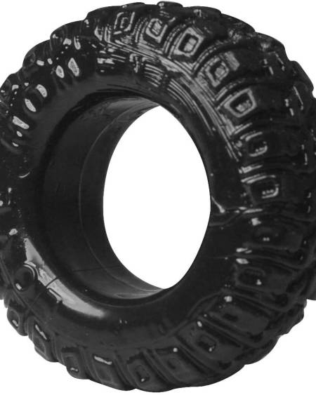 Tire Tread Silicone Ring (Black)